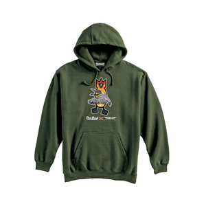 FowlCo x Dive Bomb Collab Hoodie (Olive)